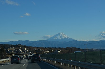 中央道と富士山